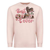Pale Pink Best Grandma ever Mother's Day Premium Sweatshirt - CowGirlArtShop