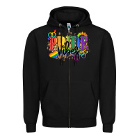 Black Pride vibes Zipper Hoodie - NancyCooperArtShop