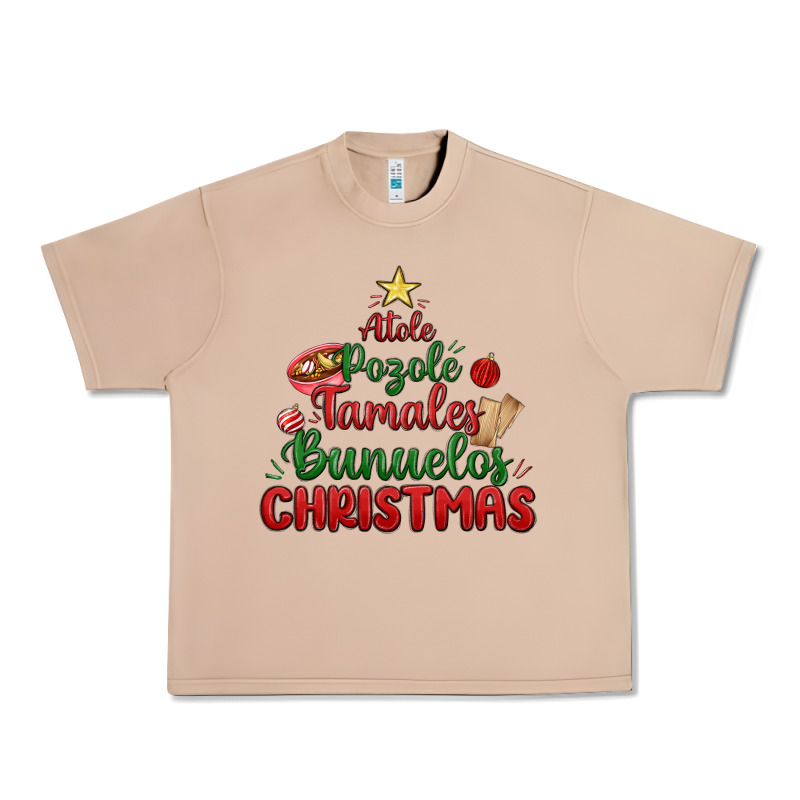 Atole Pozole Mexican Christmas Urban Heavy Tee by MaliasSmallBusiness | Teevron