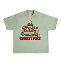 Oil Green atole pozole mexican christmas Urban Heavy Tee - MaliasSmallBusiness
