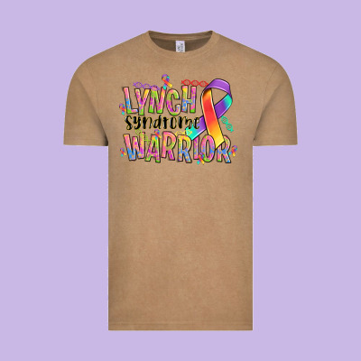 Lynch Syndrome Warrior Vintage Tee Designed By Nancycooperartshop