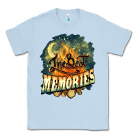 Dusty Blue camping the best memories Classic Tee - NancyCooperArtShop