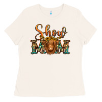 Bone show mom long haired cow Ladies Tee - Jasminsmagicworld