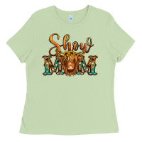 Matcha show mom long haired cow Ladies Tee - Jasminsmagicworld