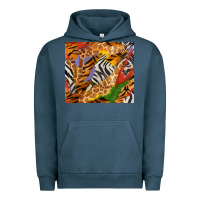 Pigment Midnight Navy safari patterns tumbler Urban Hoodie - BundleAndBundleShop