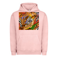 Pigment Salmon safari patterns tumbler Urban Hoodie - BundleAndBundleShop