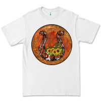 White horseshoe circle Premium Tee - JahusDesignShop