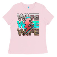 Bubblegum Pink racing wife Ladies Tee - AdoDesignShop