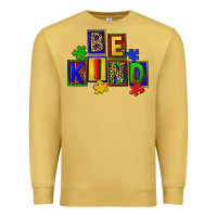 Antique Gold Be kind Premium Sweatshirt - CowGirlArtShop