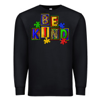 Black Be kind Premium Sweatshirt - CowGirlArtShop