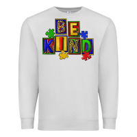 Dove Grey Be kind Premium Sweatshirt - CowGirlArtShop