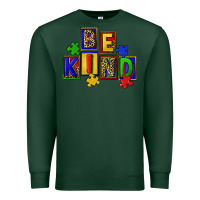 Sports Green Be kind Premium Sweatshirt - CowGirlArtShop