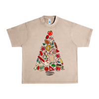 French Oak teacher christmas tree Urban Heavy Tee - MaliasSmallBusiness