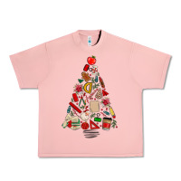 Salmon teacher christmas tree Urban Heavy Tee - MaliasSmallBusiness