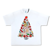 Teacher Christmas Tree Urban Heavy Tee | Teevron
