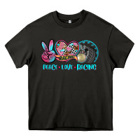 Asphalt peace love racing Heavy Core Tee - AdoDesignShop