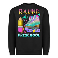 Black rolling into preschool Heavyweight Sweatshirt - BundleAndBundleShop
