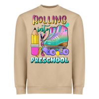 Mushroom rolling into preschool Heavyweight Sweatshirt - BundleAndBundleShop