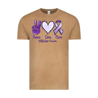Vintage Camel Peace love cure Testicular Cancer Vintage Tee - NancyCooperArtShop