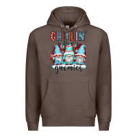 Coffee chillin with my gnomies Premium Hoodie - CowGirlArtShop