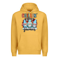 Mustard chillin with my gnomies Premium Hoodie - CowGirlArtShop