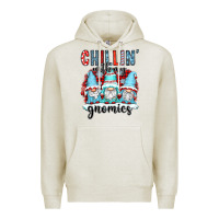 Oatmeal Heather chillin with my gnomies Premium Hoodie - CowGirlArtShop