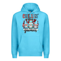 Ocean Blue chillin with my gnomies Premium Hoodie - CowGirlArtShop