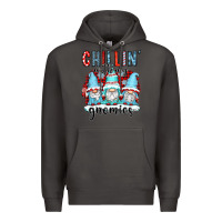 Smoke chillin with my gnomies Premium Hoodie - CowGirlArtShop