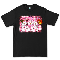 Black chillin pink   with my snowmies  ado Premium Tee - AdoDesignShop