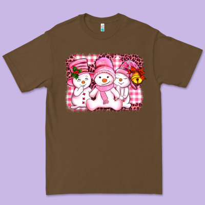Chillin Pink   With My Snowmies  Ado Premium Tee Designed By Adodesignshop