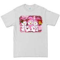 Dove Grey chillin pink   with my snowmies  ado Premium Tee - AdoDesignShop