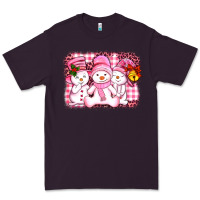 Plum chillin pink   with my snowmies  ado Premium Tee - AdoDesignShop