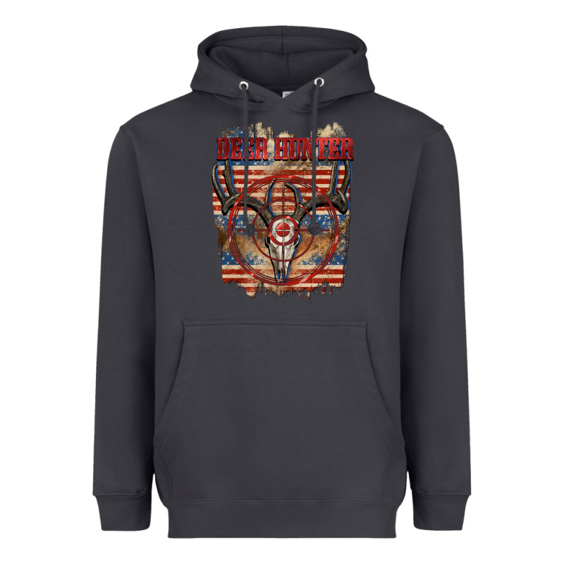 Deer Hunter Heavyweight Hoodie by CowGirlArtShop | Teevron