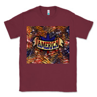 Burgundy tiger america Classic Tee - NancyCooperArtShop