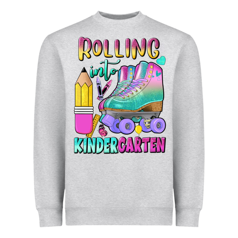 Rolling Into Kindergarten Heavyweight Sweatshirt by BundleAndBundleShop | Teevron