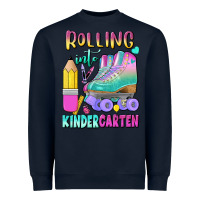 Navy rolling into kindergarten Heavyweight Sweatshirt - BundleAndBundleShop