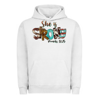 Pigment Lunar Rock She Is Strong Proverbs 31 25 Urban Hoodie - FaDigitalArtStudio
