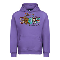 Tulip She Is Strong Proverbs 31 25 Urban Hoodie - FaDigitalArtStudio