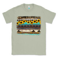 Sunflower Aztec Serape Cowhide Background Classic Tee | Teevron