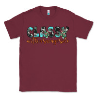Burgundy classy with a savage side Classic Tee - JahusDesignShop