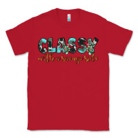 Red classy with a savage side Classic Tee - JahusDesignShop