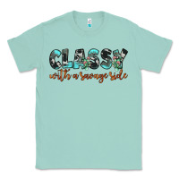 Seafoam classy with a savage side Classic Tee - JahusDesignShop