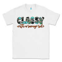 White classy with a savage side Classic Tee - JahusDesignShop