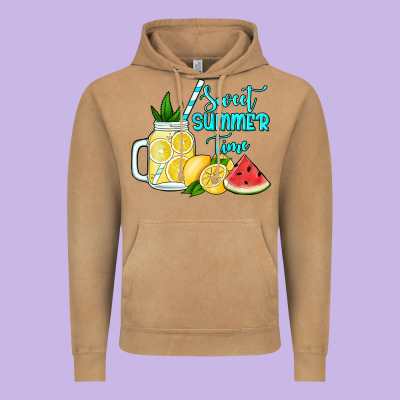 Sweet Summer Time No Background Vintage Hoodie Designed By Jasminsmagicworld