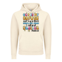 Vintage Artic god is my refuge and my fortress under his wings Vintage Hoodie - MaliasSmallBusiness