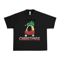 Black merry christmas kids car Urban Heavy Tee - MaliasSmallBusiness