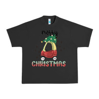 Pigment Black merry christmas kids car Urban Heavy Tee - MaliasSmallBusiness