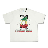 Pistachio merry christmas kids car Urban Heavy Tee - MaliasSmallBusiness