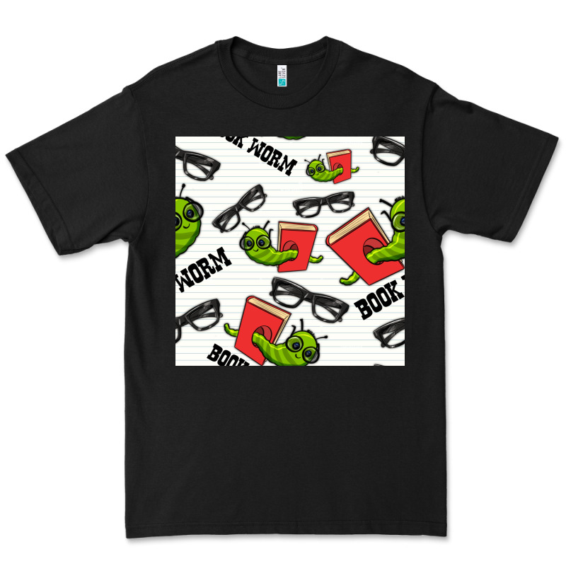 Bookworm Seamless Pattern Premium Tee by BundleAndBundleShop | Teevron