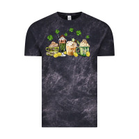 Cloud Black patricks day coffee Vintage Tee - MaliasSmallBusiness